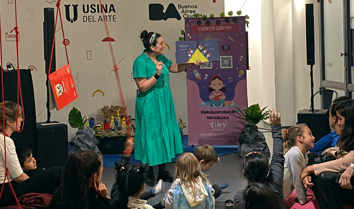 Show de cuentos para niños en Usina del Arte, de la Ciudad de Buenos Aires