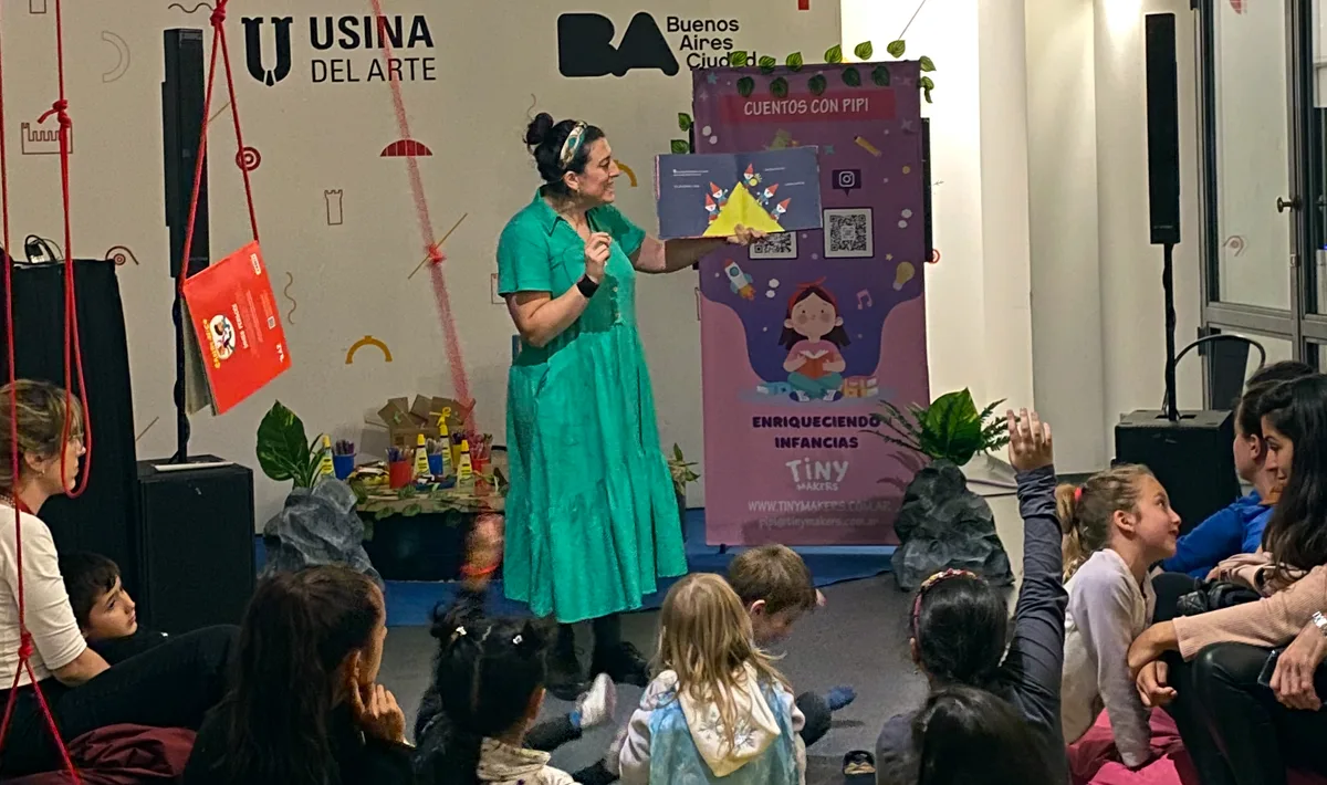 Show de cuentos para niños en Usina del Arte, de la Ciudad de Buenos Aires
